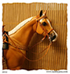 Western bridle for model horses made by Jana Skybova